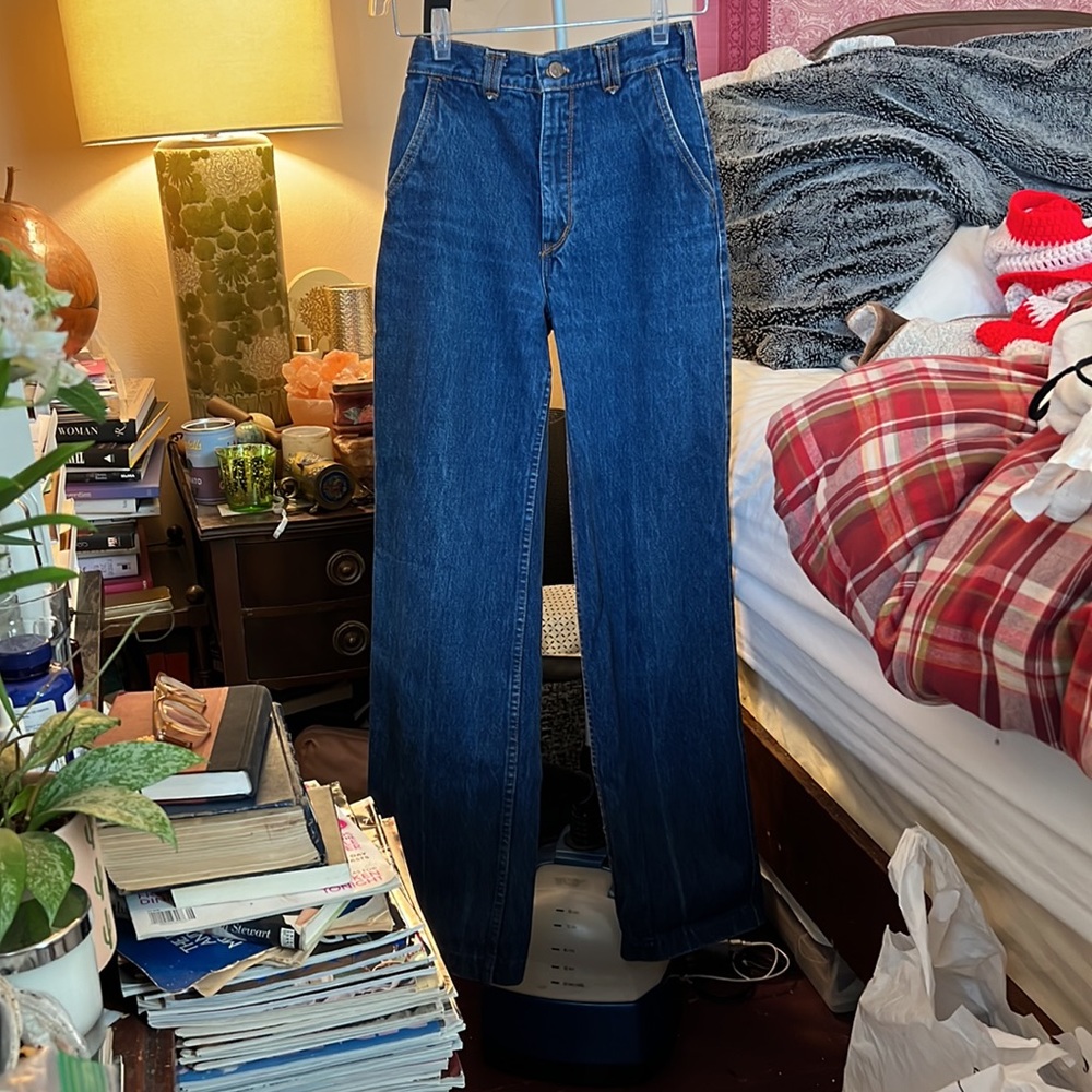 SALE!! DEAL!! RARE Vtg TYME 70s 80s ﻿High Waisted Jeans - Picture 2 of 9